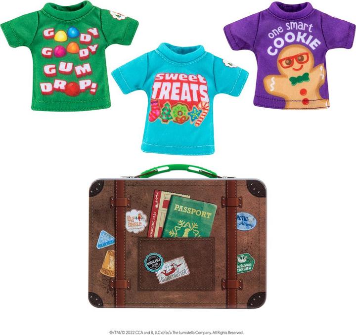 Actual product image Elf on the Shelf The ® Outfit - Candy T-Shirt 3er Set