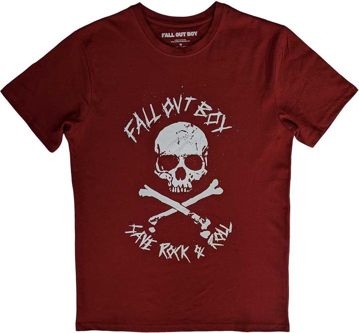 Actual product image Fall Out Boy Unisex Adult Save Rock and Roll T-Shirt (M)