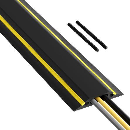 Image du produit Rs Pro Medium Duty Black & Yellow Floor Cable C (Pont de câbles, 180 cm)