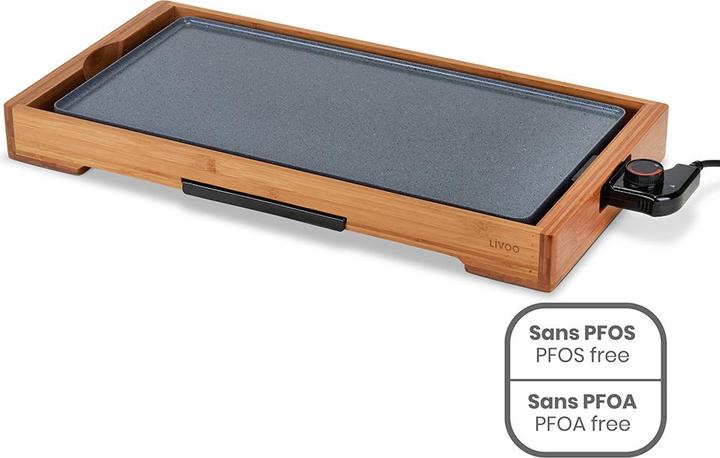 Produktbild Livoo Plancha Bambus Keramikbeschichtung