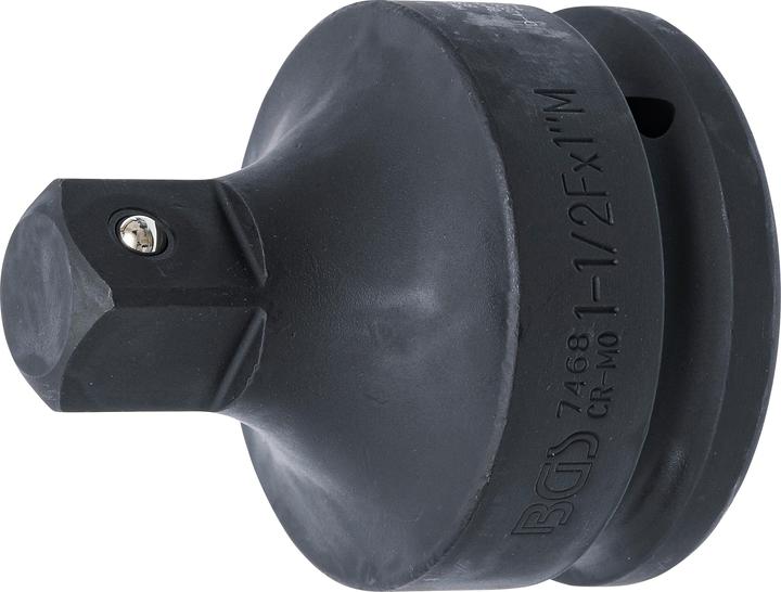 Actual product image BGS Impact Socket Adaptor internal square 38 mm (1.1/2") - external square 25 mm (1")