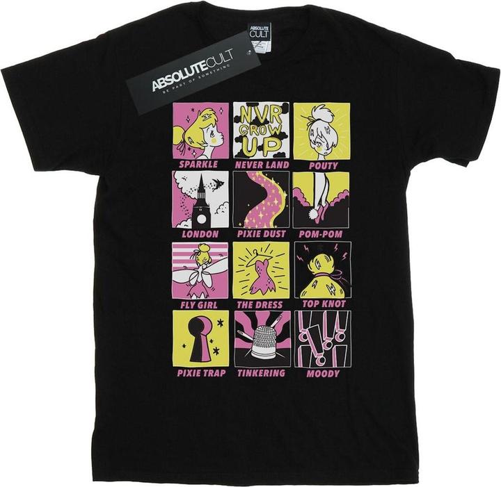 Image du produit Disney - T-shirt TINKERBELL SQUARES - Femme (XXL)