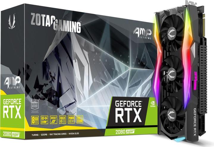 Actual product image Zotac GeForce RTX 2080 Super AMP Extreme (8 GB)