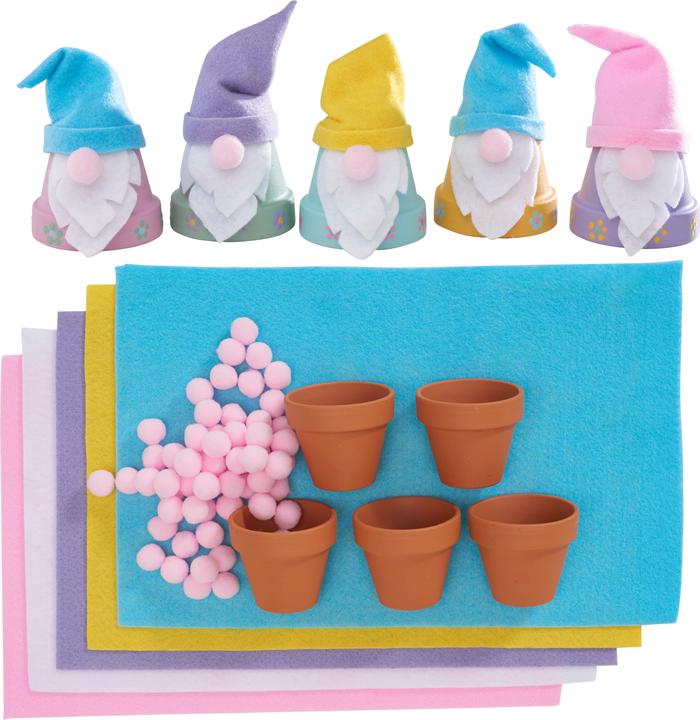Immagine prodotto VBS Set di lavoretti "Gnomi di primavera", 5 pezzi