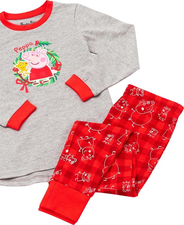 Immagine prodotto Peppa Pig Pigiama da bambina con disegno natalizio (86)