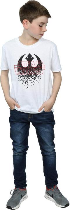 Actual product image Star Wars Boys The Last Jedi Shattered Emblem T-Shirt (140, 146)
