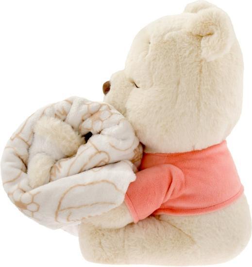 Produktbild Disney Winnie the Pooh Decke mit Honigtopf-Muster und Plüschtier - Decke (19 cm)