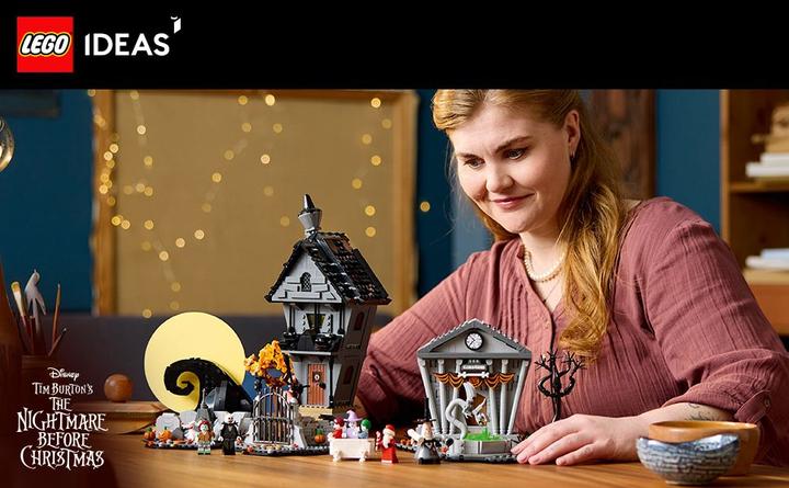 Actual product image LEGO Nightmare Before Christmas (21351, LEGO Ideas, LEGO Rare Sets)