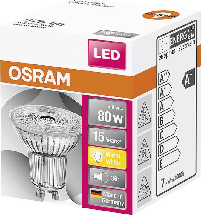 Image du produit Osram 1 pc. (GU10, 6.90 W, 575 lm, 1 x, F)