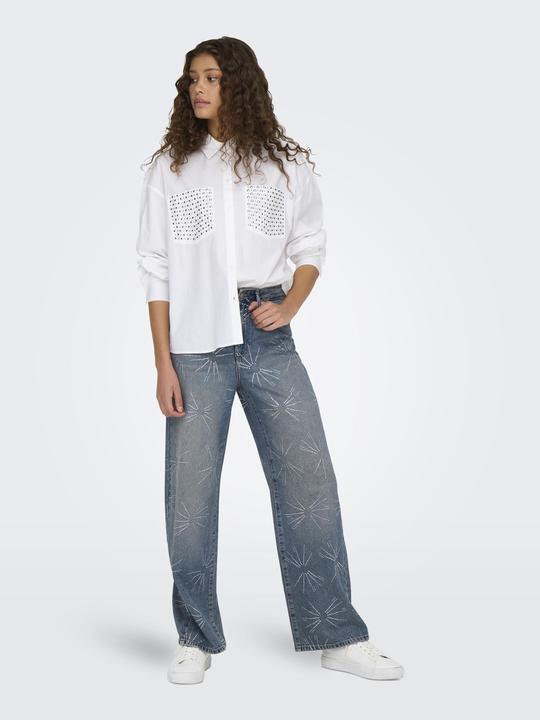 Produktbild Only ONLHOPE Hohe Taille Weiter Beinschnitt Jeans Jeans mit weitem Bein (W30/L34)