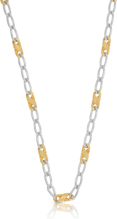 Actual product image Muau Chain of 8 (750, White gold, 18K yellow gold, 42 cm)