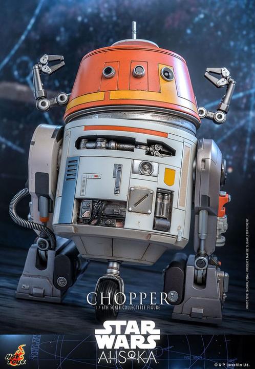 Actual product image Hot Toys Star Wars: Ahsoka Action Figure 1/6 Chopper 18 cm