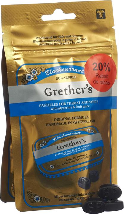 Produktbild Grethers Blackcurrant Pastillen (1 Stück)