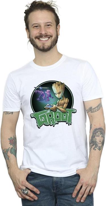 Produktbild Guardians Of The Galaxy Groot Gaming Ring TShirt (L)