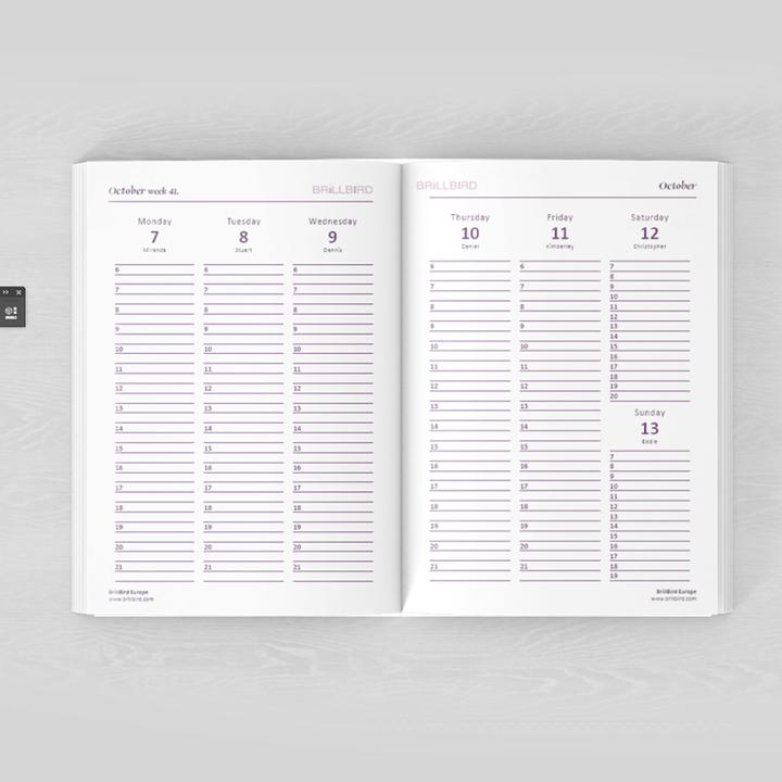 Produktbild BrillBird Kalender Agenda Englisch 2025 (Englisch)