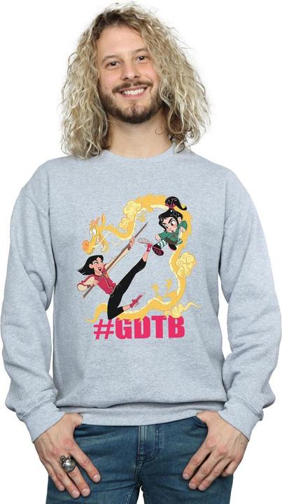 Actual product image Disney Mens Wreck It Ralph Mulan And Vanellope Sweatshirt (M)