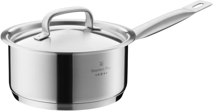Stielkasserolle Topf 16cm Stieltopf Gourmet Plus Edelstahl 18/10 (16 cm, Kochtopf, Edelstahl)