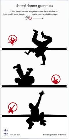 Actual product image TätTat Breakdancer rubber set