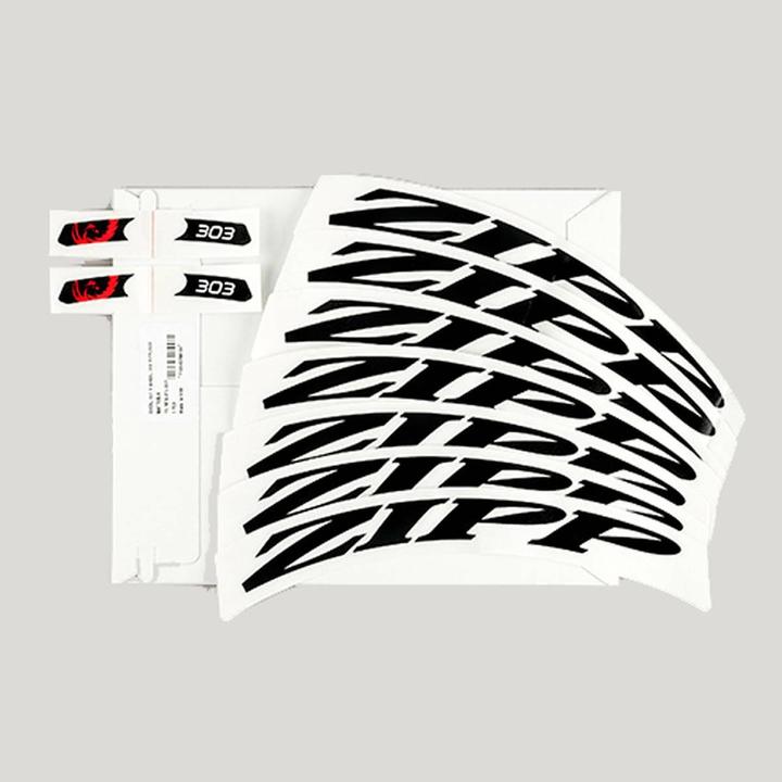 Produktbild Zipp Decal Set 1 Wheel 303 Logo Matteblk