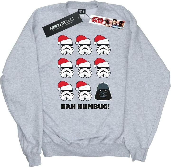 Actual product image Star Wars Mens Christmas Humbug Sweatshirt (XL)