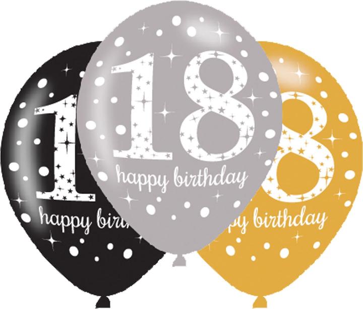 Actual product image Amscan Balloons 18 Ans "Joyeux Anniversaire