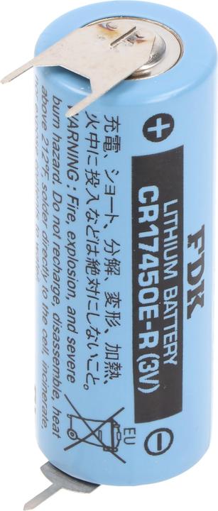 Actual product image FDK Sanyo lithium battery CR17450E-R Size A, ++- (1 pcs., CR17450, 2400 mAh)
