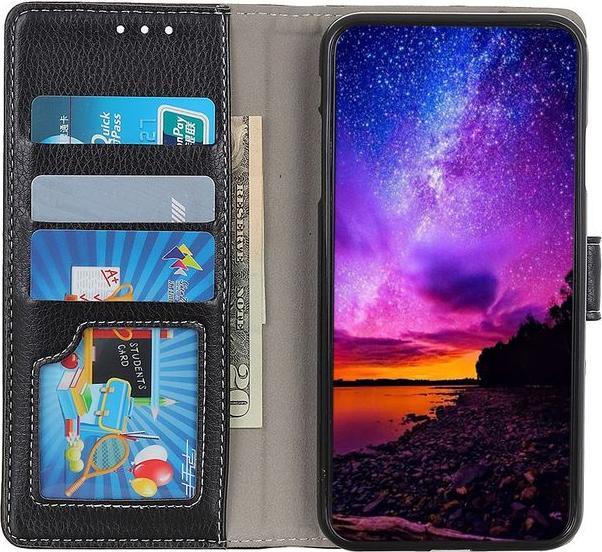 Produktbild MU Classic Litchi Leder Bookcover II Series (OnePlus 7)