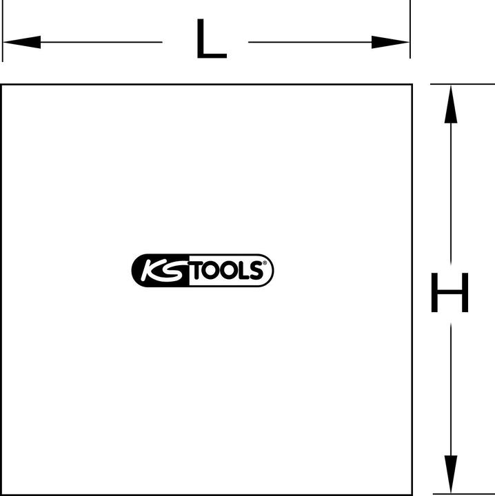 Image du produit KS Tools Bâche de soudeur, noire