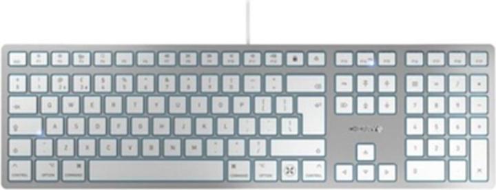 Actual product image CHERRY TAS KC 6000 C FOR MAC Corded US-Layout silver/white (US, Cable)
