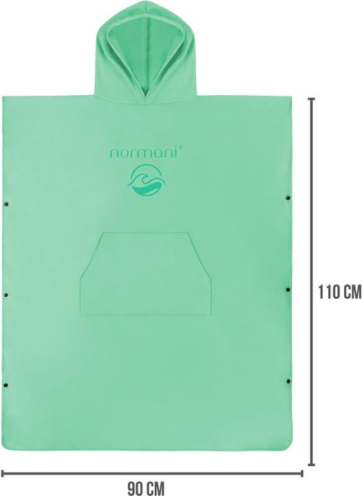 Actual product image Normani Weicher Mikrofaser Badeponcho Nosara (90 x 220 cm)