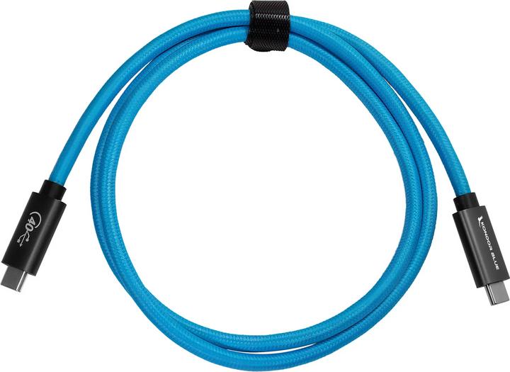 Image du produit Kondor Blue Thunderbolt 4 USB 4.0 Type C Cable Blazing 40G 5A 100W Strai (0.91 m, USB 4.0)
