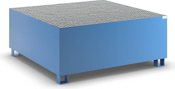 Actual product image eurokraft basic Steel sump tray for tank container IBC/KTC (1100 l)