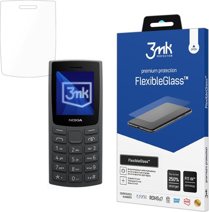 Immagine prodotto 3MK Vetro ibrido FlexibleGlass per Nokia 105 (2023) (Nokia 105 (2023))