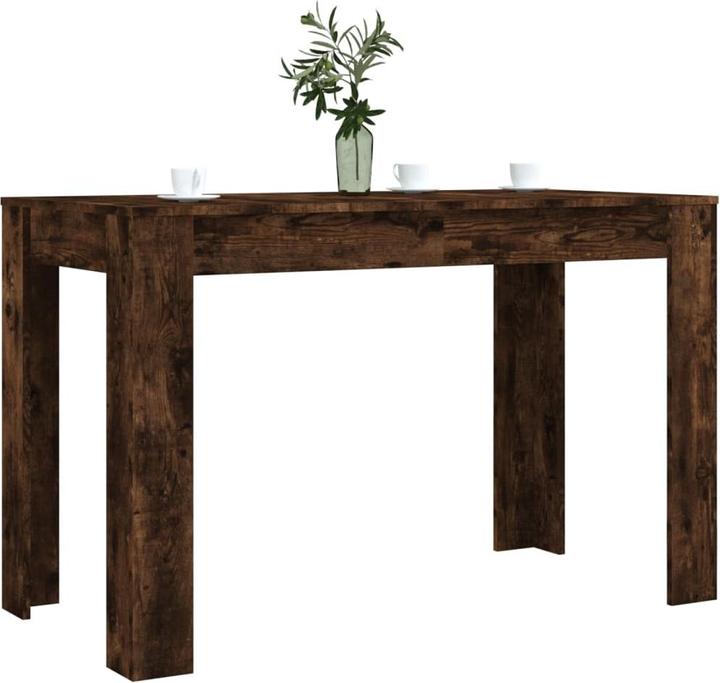Image du produit VidaXL Esstisch Räuchereiche 120x60x76 cm Holzwerkstoff,Farbe (120 x 60 x 76 cm)