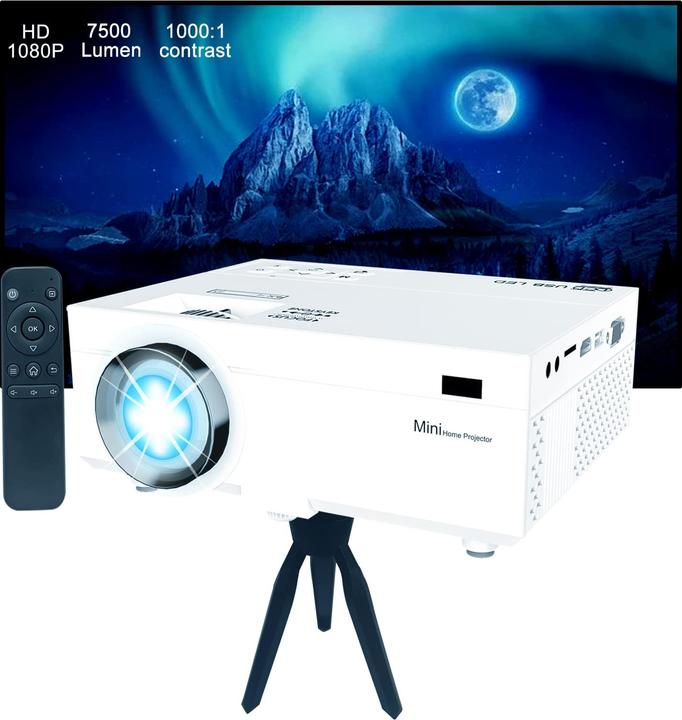 Ysametp Mini projector (Full HD, 7500 lm)