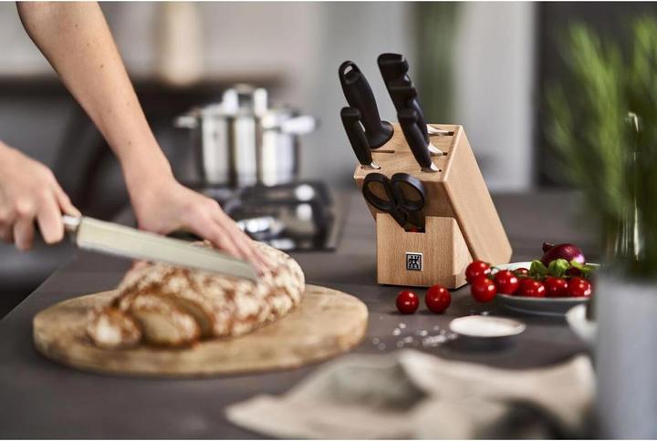 Image du produit Zwilling Bloc à couteaux 8 pcs. équipé hêtre