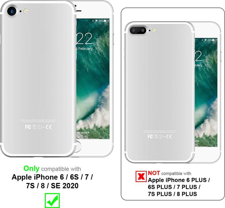 Productafbeelding Cadorabo Hybride matte hoes (Apple iPhone 6, LG G8s)