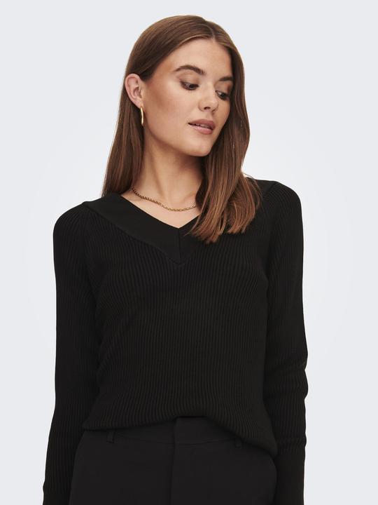 Actual product image Only V-neck knit jumper (S)