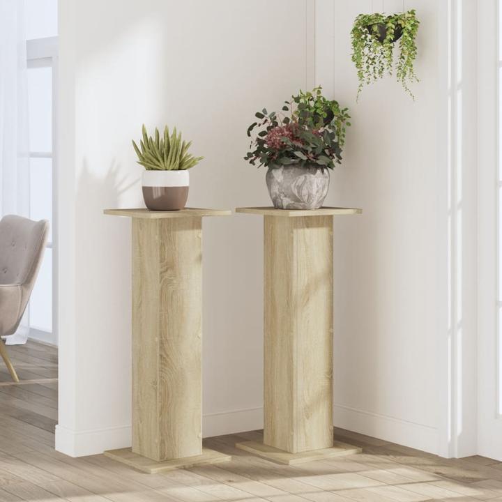 Immagine prodotto VidaXL Supporto per piante 2 pezzi 30 x 30 x 80 cm