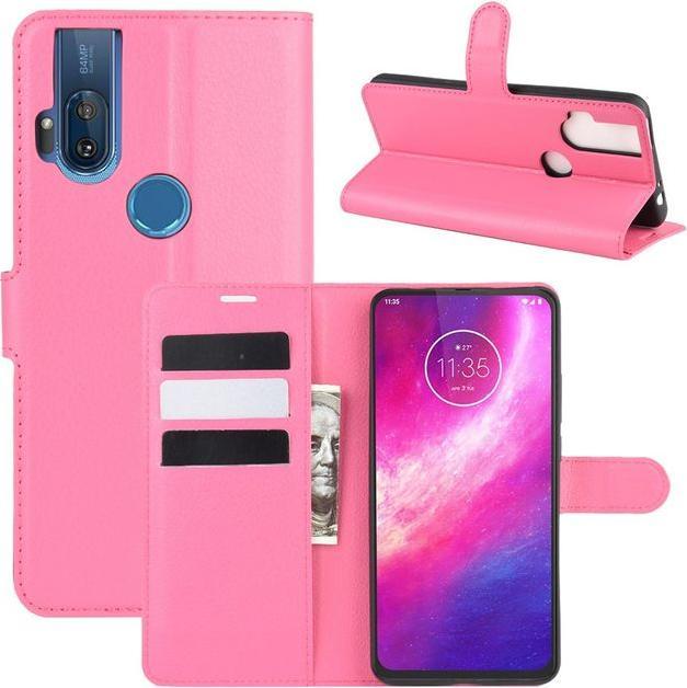 Produktbild MU Classic Litchi Leder Bookcover Series (Motorola One Hyper)