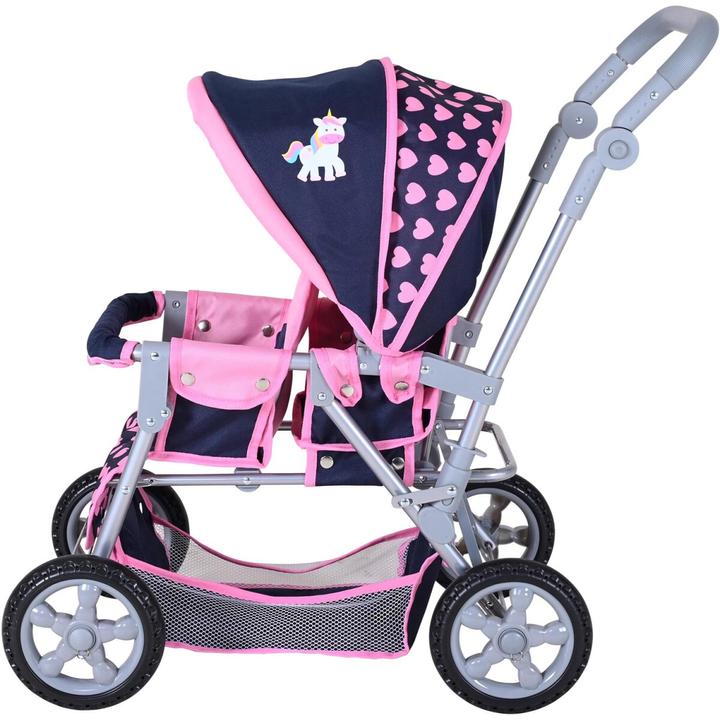 Actual product image Knorrtoys Doll's Pram Big Twin Unicorn