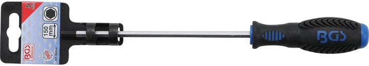 Produktbild BGS Schraubendreher | Innensechskant 5 mm | Klingenlänge 150 mm (Innensechskant)