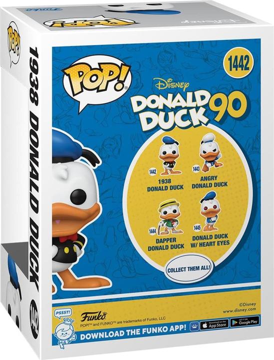 Produktbild Funko DONALD DUCK 90TH - POP Disney N° 1442 - Donald Duck (1938)