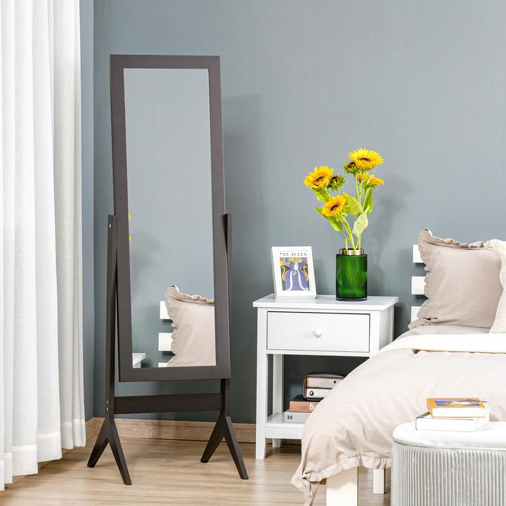 Image du produit Homcom Miroir sur pied (47 x 46 x 148 cm)