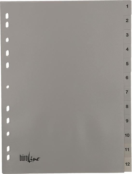 Image du produit BüroLine Intercalaire PP gris A4