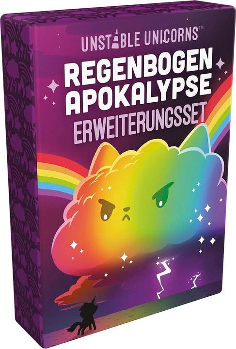 Produktbild Unstable Games TTUD0006 - Unstable Unicorns - Regenbogen-Apokalypse, für 2-8 Spieler, ab 8 Jahren, DE-Erweiterung (Deutsch)
