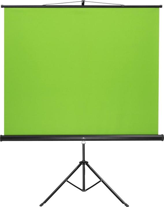 Produktbild Maclean Ständer Green Screen auf Parkplatz, 92", 150x180cm, höhenverstellbar, MC-931 (92", 4:3)