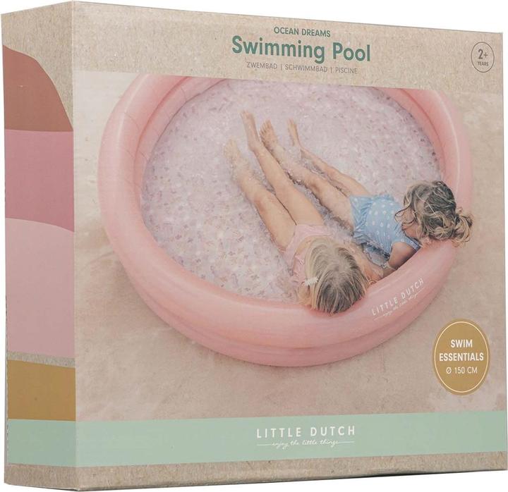 Actual product image Little Dutch Pool Ocean Dreams Pink 150 cm