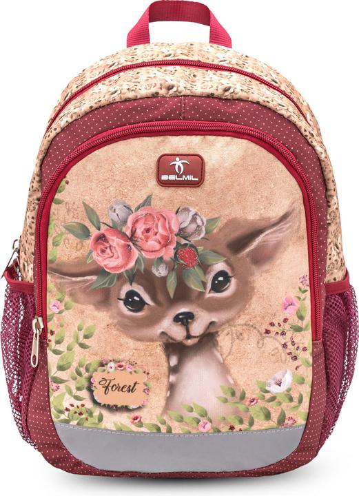 Belmil KIDDY PLUS Kindergartenrucksack Animal Forest Bambi