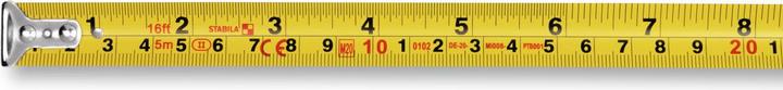 Actual product image Stabila Pocket tape measure BM 100, cm/inch scale (cm)